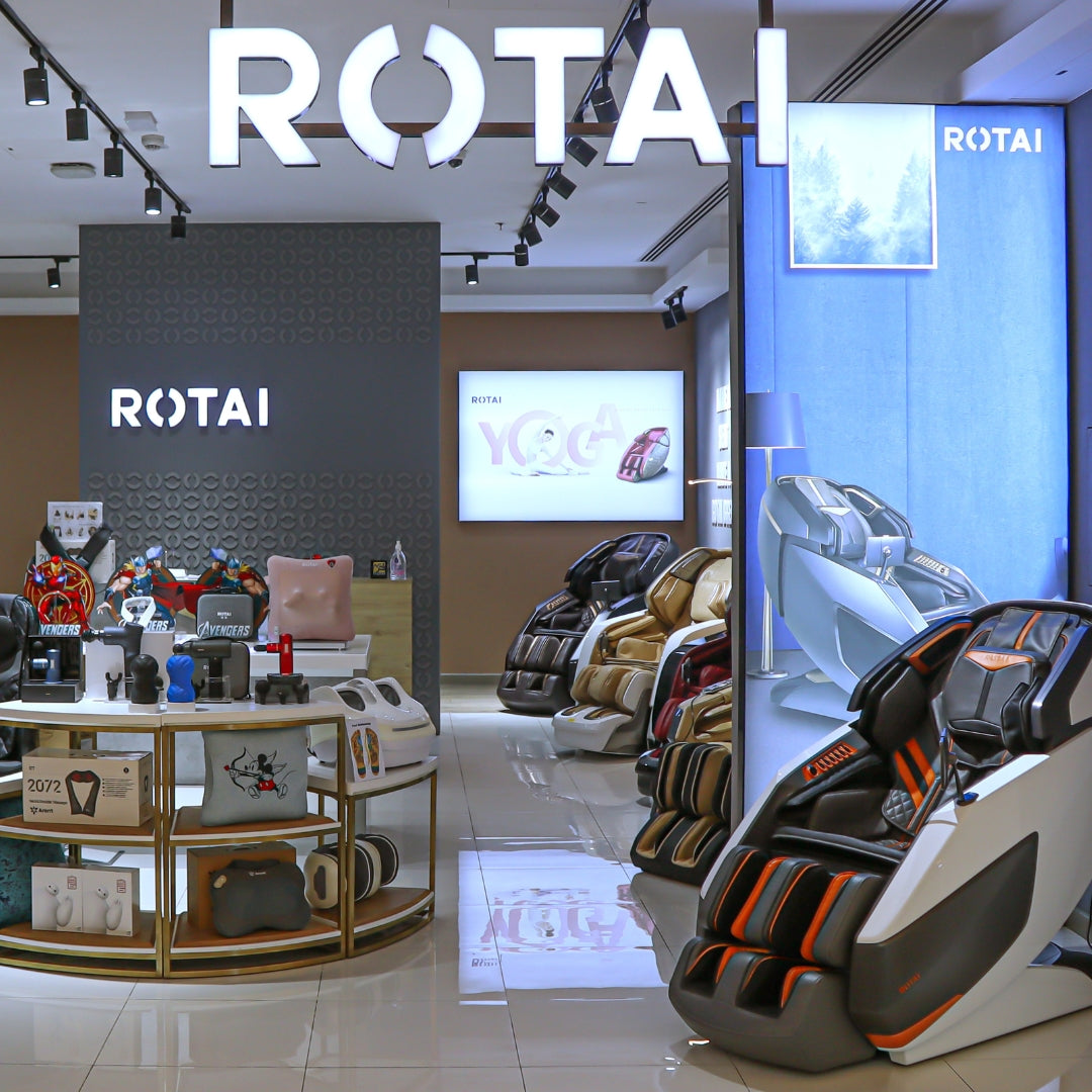 Rotai Massage Chair Showrrom in Nakheel Mall dubai uae