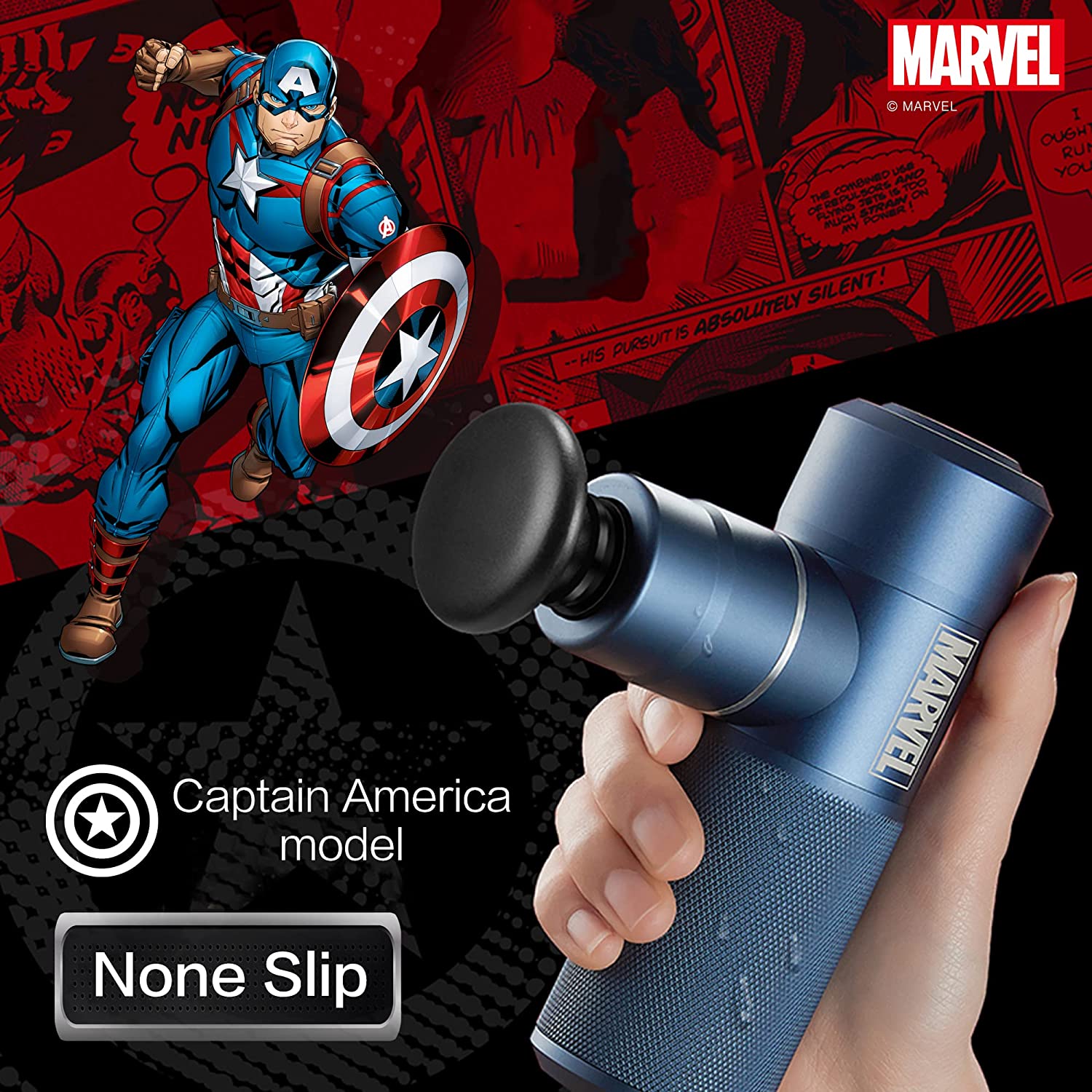 Captain America Pocket Massage Gun | مسدس تدليك محمول